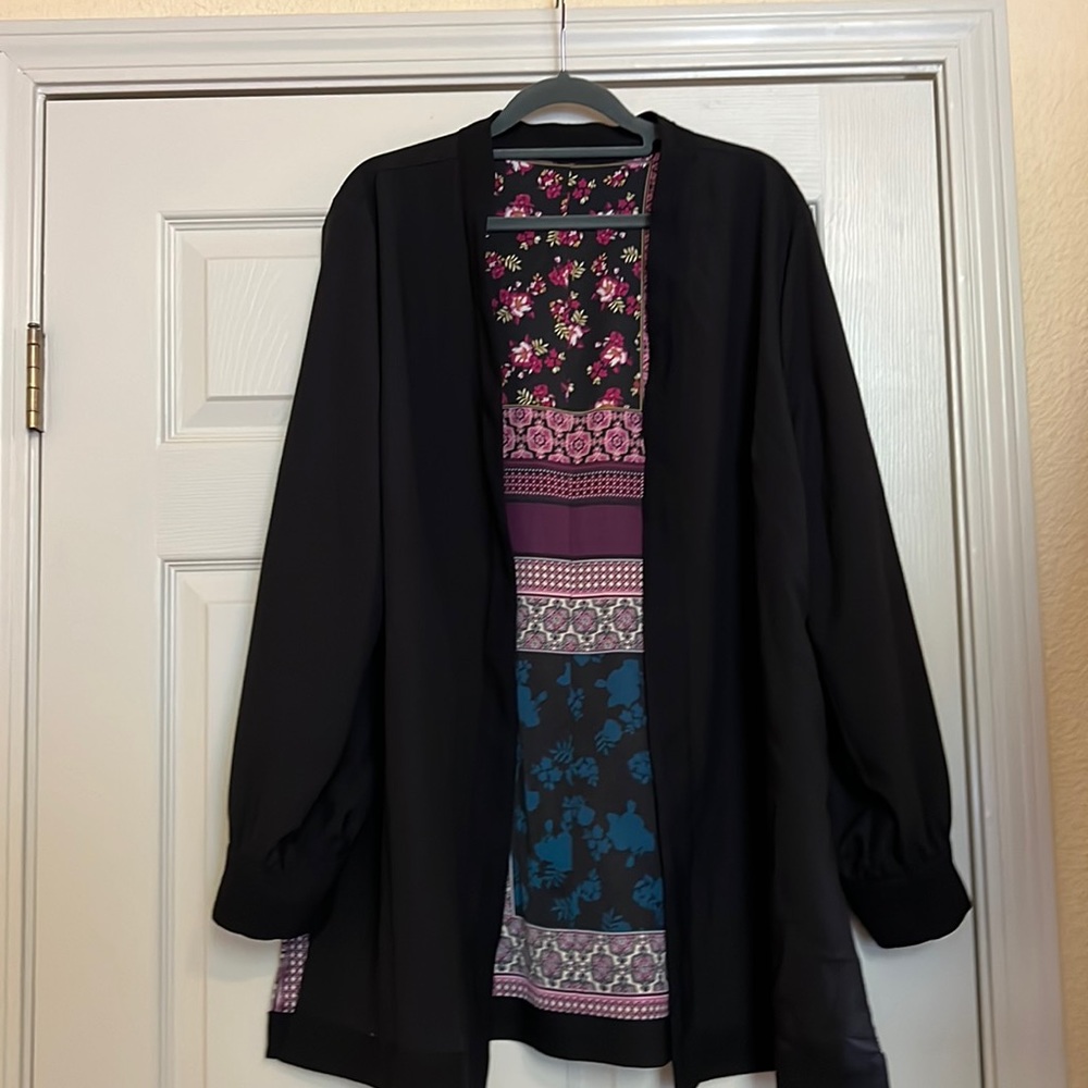 Large Reversible Kimono Style Jacket Great for Travel